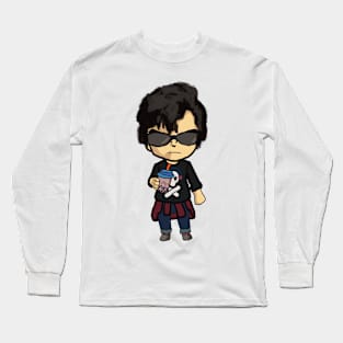 Chibi DJ Depression Long Sleeve T-Shirt